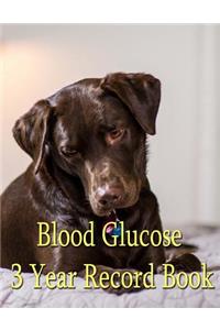 Blood Glucose 3 Year Record Book