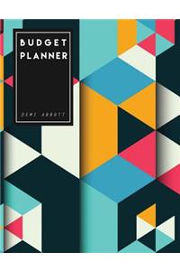 Budget Planner: Large Budget Planner with Graph Paper for Note (8.5x11 Inches) - Geometric Design