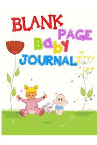 Blank Page Baby Journal
