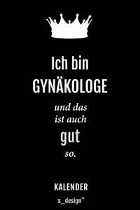 Kalender für Gynäkologen / Gynäkologe / Gynäkologin