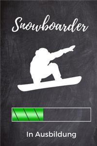 Snowboarder in Ausbildung