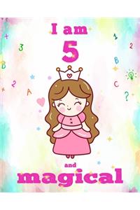 unicorn journal i am 5 and magical