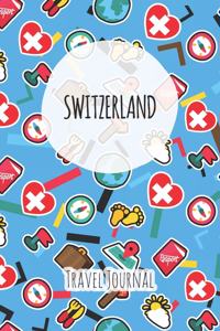 Switzerland Travel Journal: 6x9 Travel planner I Road trip planner I Dot grid journal I Travel notebook I Travel diary I Pocket journal I Gift for Backpacker