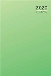A5 2020 Diary Week To View Paperback Cover With Alternative Design -