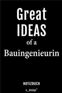 Notizbuch für Bauingenieure / Bauingenieur / Bauingenieurin