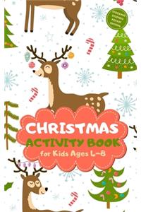 Christmas Activity Book for Kids Ages 4-8 Stocking Stuffers Pocket Edition