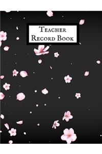 Teacher Record book: Time Management for Teachers- Home School Lesson Planner- Daily, Weekly & Monthly Lesson Record.