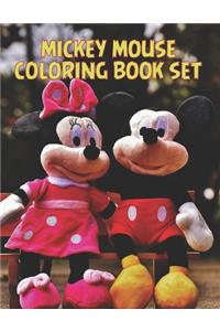 Mickey Mouse Coloring Book Set
