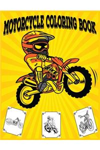 Motorcycle Coloring Book