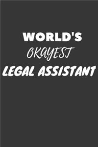 World's Okayest Legal Assistant Notebook