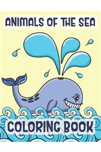Animals Of The Sea Coloring Book
