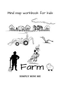 Mind Map Workbook for Kids - Farm