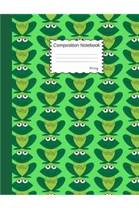 Frog Composition Notebook