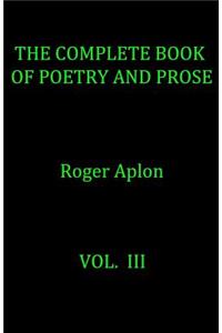 Complete Book of Poetry and Prose