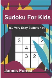 Sudoku for Kids 150 Very Easy Sudoku 4x4