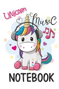 Unicorn Music Notebook
