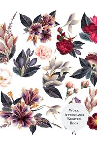 Work Attendance register Book