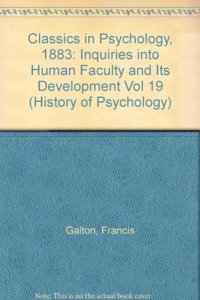 Classics in Psychology, 1883