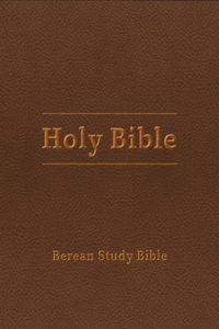 Berean Study Bible (Tan Leatherlike)