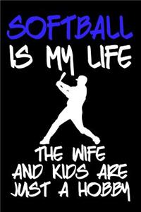 Softball Is My Life the Wife and Kids Are Just a Hobby