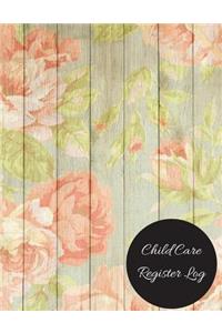 Childcare Register Log