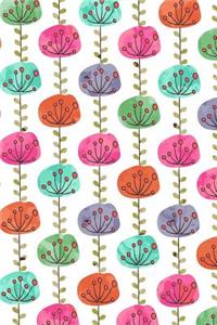 Bullet Journal Notebook Abstract Sketchy Trees Pattern 3