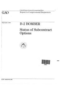 B2 Bomber: Status of Subcontract Options