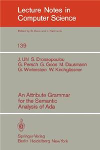 Attribute Grammar for the Semantic Analysis of ADA