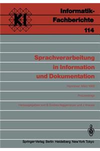 Sprachverarbeitung in Information Und Dokumentation