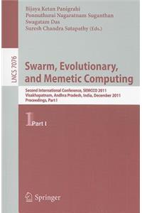 Swarm, Evolutionary, and Memetic Computing