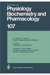 Reviews of Physiology, Biochemistry and Pharmacology