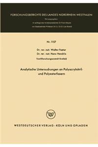 Analytische Untersuchungen an Polyacrylnitril- Und Polyesterfasern