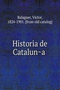 Historia de Cataluna