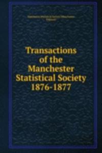 Transactions of the Manchester Statistical Society