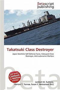 Takatsuki Class Destroyer
