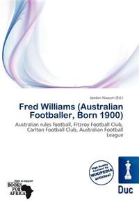 Fred Williams (Australian Footballer, Born 1900)