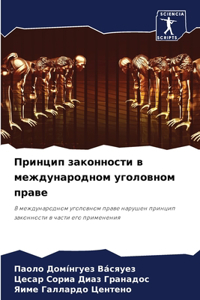 Принцип законности в международном угол