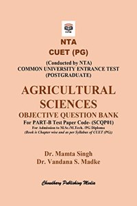 NTA CUET PG Agricultural Science Objective Question Bank for test paper code SCQP01