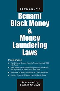 Taxmann's Benami Black Money & Money Laundering Laws-As Amended by Finance Act 2020 (2020 Edition)