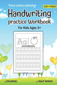 Trace Letters Alphabet Handwriting Practice workbook for kids