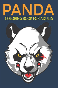 Panda coloring book for adults
