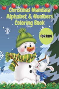 Christmas Mandala Alphabet & Numbers Coloring Book