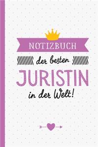 Notizbuch der besten Juristin in der Welt