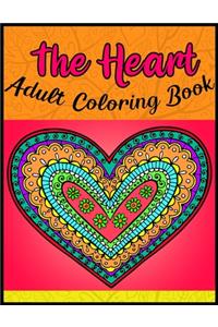 The Heart Adult Coloring Book