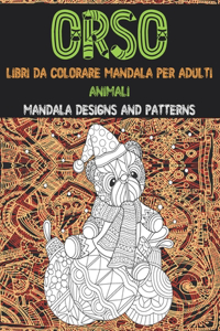 Libri da colorare Mandala per adulti - Mandala Designs and Patterns - Animali - Orso