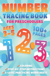 Number Tracing Book for Preschoolers