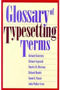 Glossary of Typesetting Terms