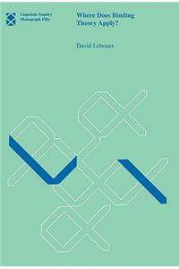 Where Does Binding Theory Apply?