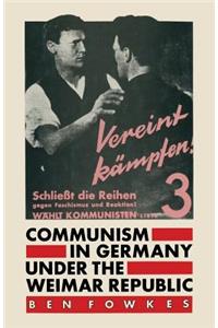 Communism in Germany Under the Weimar Republic