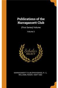 Publications of the Narragansett Club